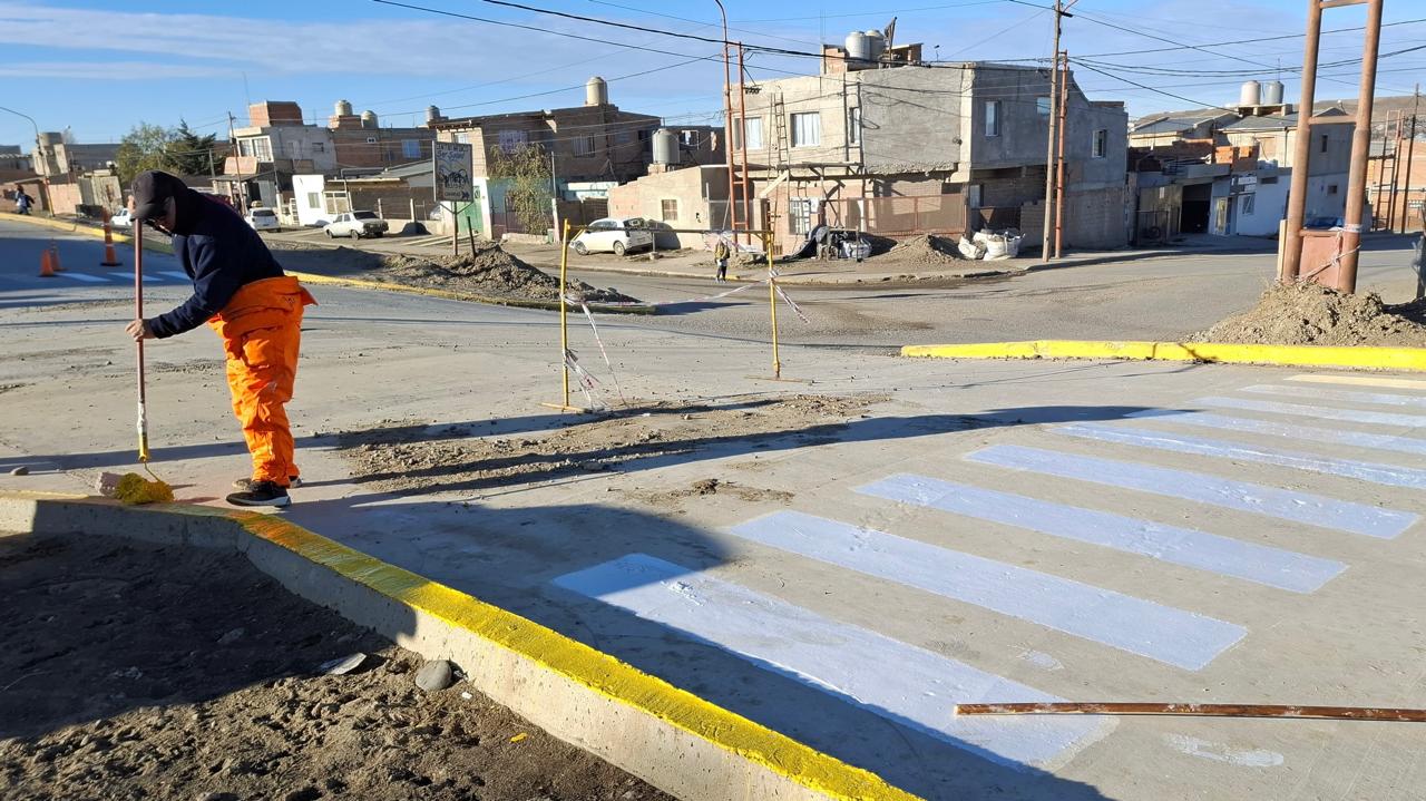 La Municipalidad de Caleta Olivia avanza con la ejecución del Plan de Seguridad Vial