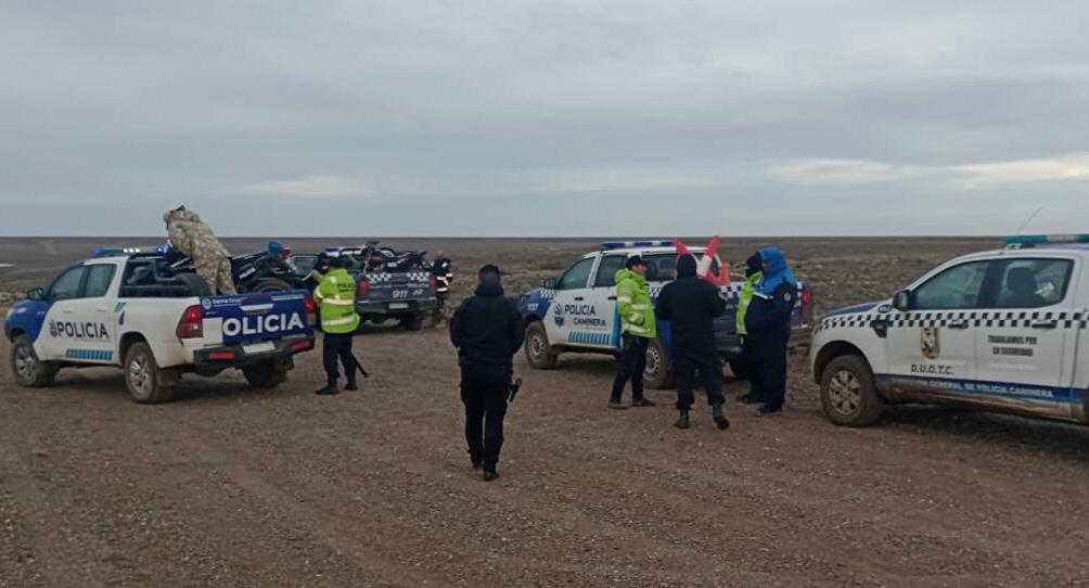Operativo de rastrillaje permitió localizar a un hombre desaparecido en la zona de Tres Cerros