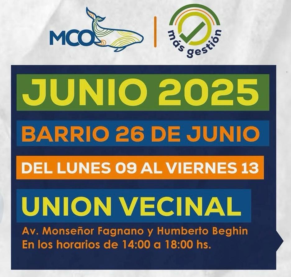 Se da inicio al MÁS GESTIÓN en el barrio 26 de Junio con más de diez oficinas y homenajes a Enrique Mosconi