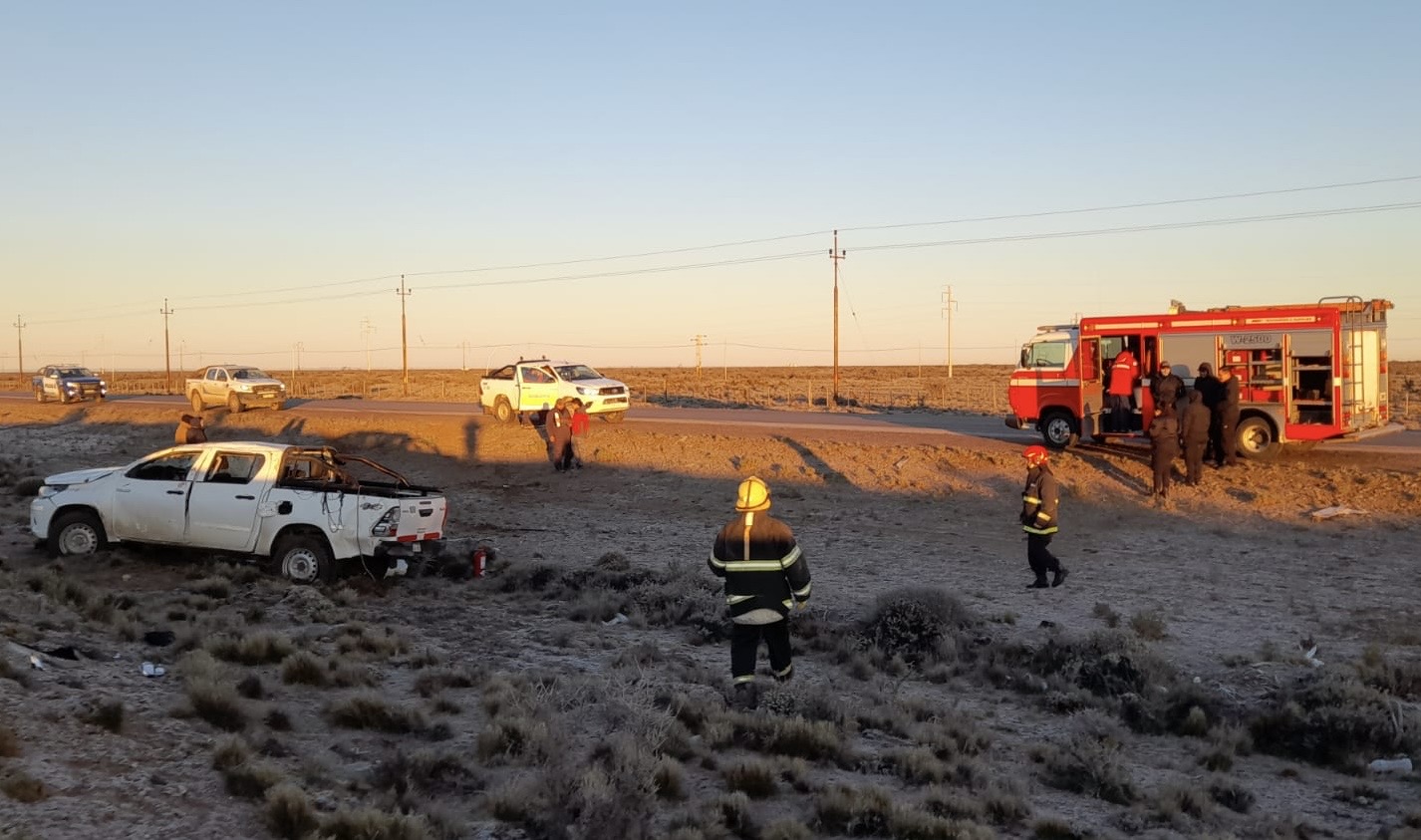 ACCIDENTE VEHICULAR – INTERVENCIÓN POLICIAL EN CAÑADÓN SECO