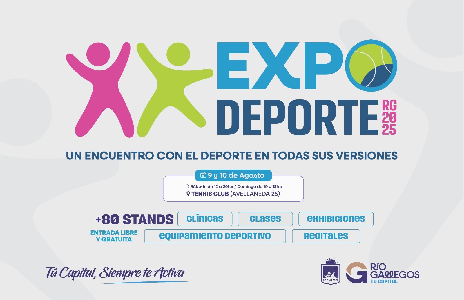 Todo el deporte se une este fin de semana en la Expo organizada por la Municipalidad de Río Gallegos