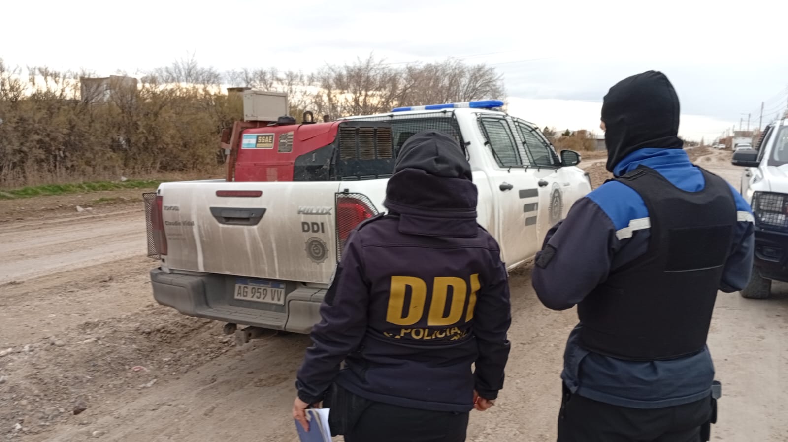 Allanamiento y secuestro de elemento relacionado a investigación por robo en Pico Truncado